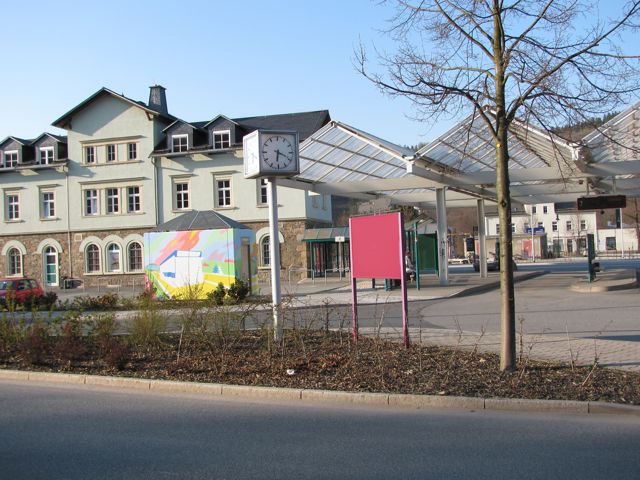 Kunstklo, Bahnhof Schwarzenberg