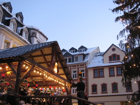 Bühne am Markt, Weihnachtsmarkt Schwarzenberg 2012