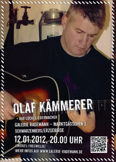 Olaf Kämmerer, am 12.1.2013 in der Galerie Rademann