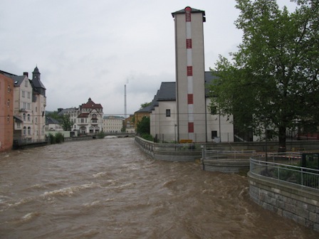 Aue Hochwasser